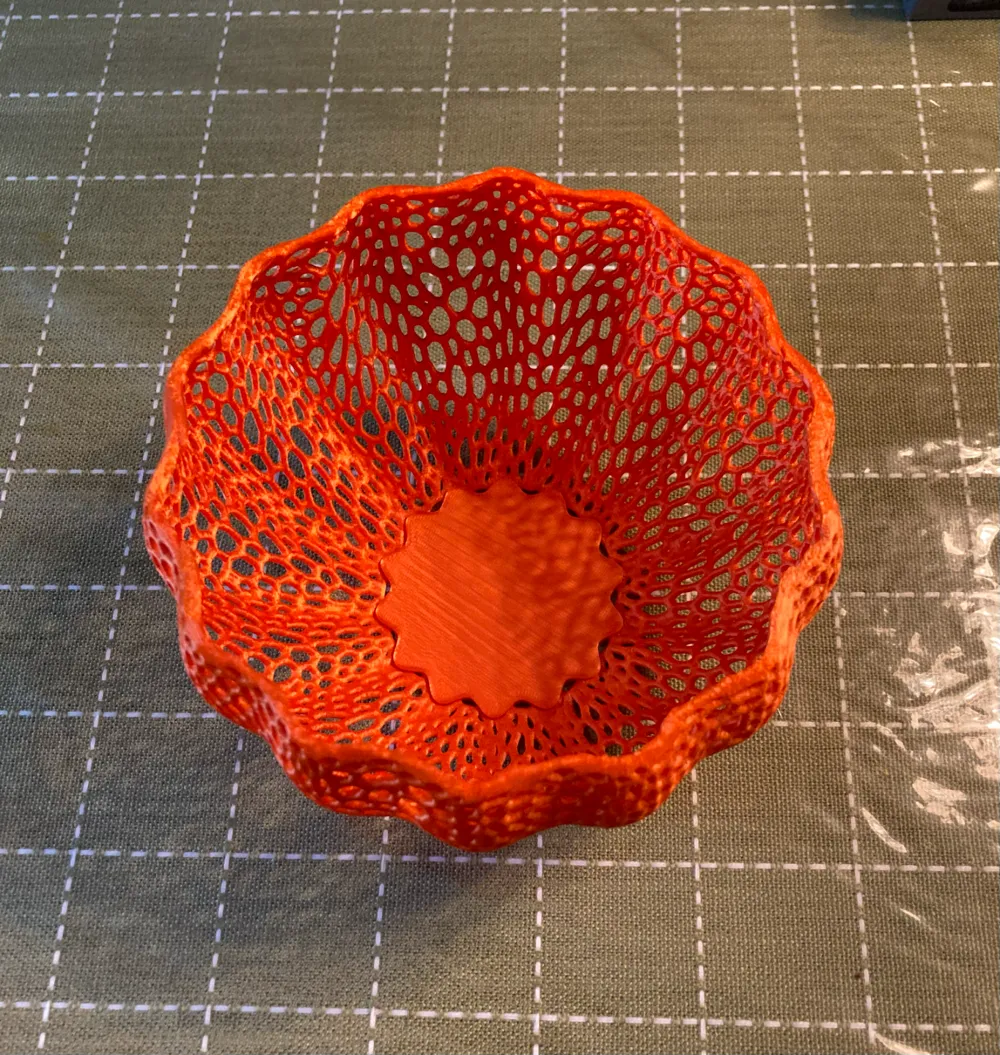 Voronoi pumpkin bowl by 3dogprint sr makerworld