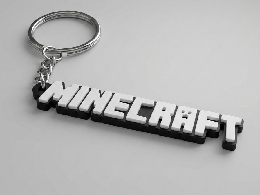 Minecraft keychain