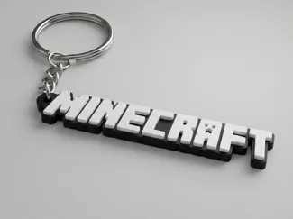 Minecraft keychain