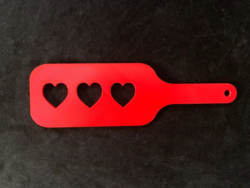 Paddle With Hearts