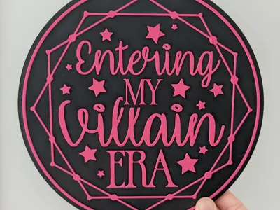 Villain Era Library Sign Book Lover