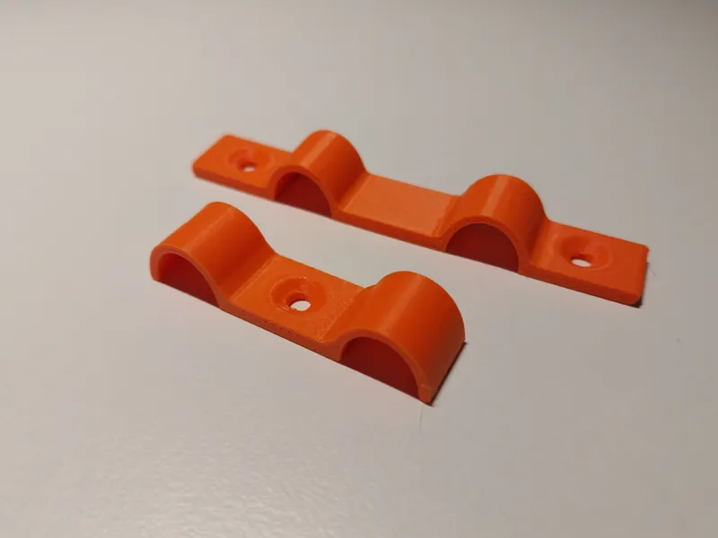Screw Mounted Double Cable/Wire Clips