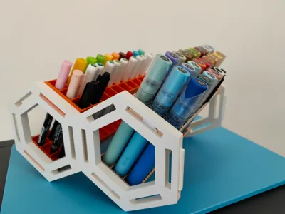 Versatile combination marker storage rack