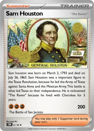 Sam Houston Card