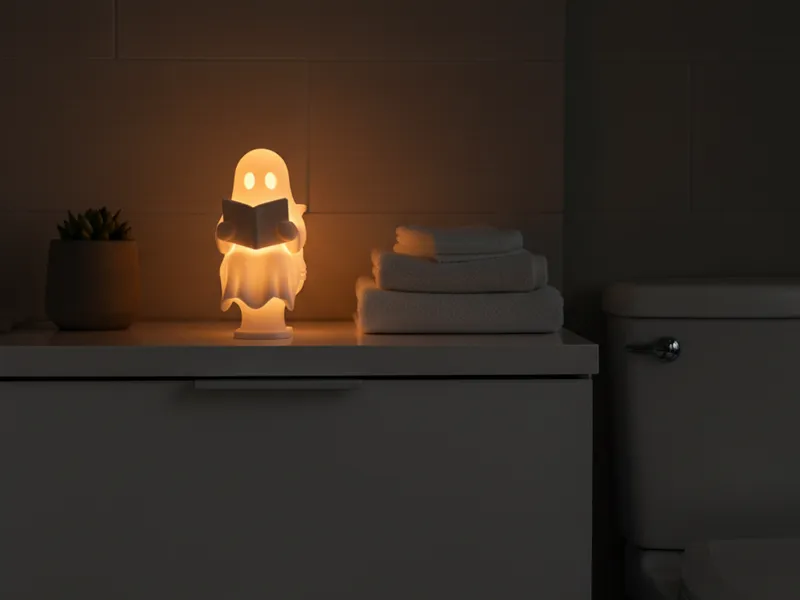 Little Ghost on the Toilet