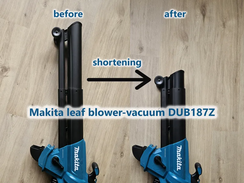 Makita Laubbläser-Laubsauger DUB187Z Kürzung