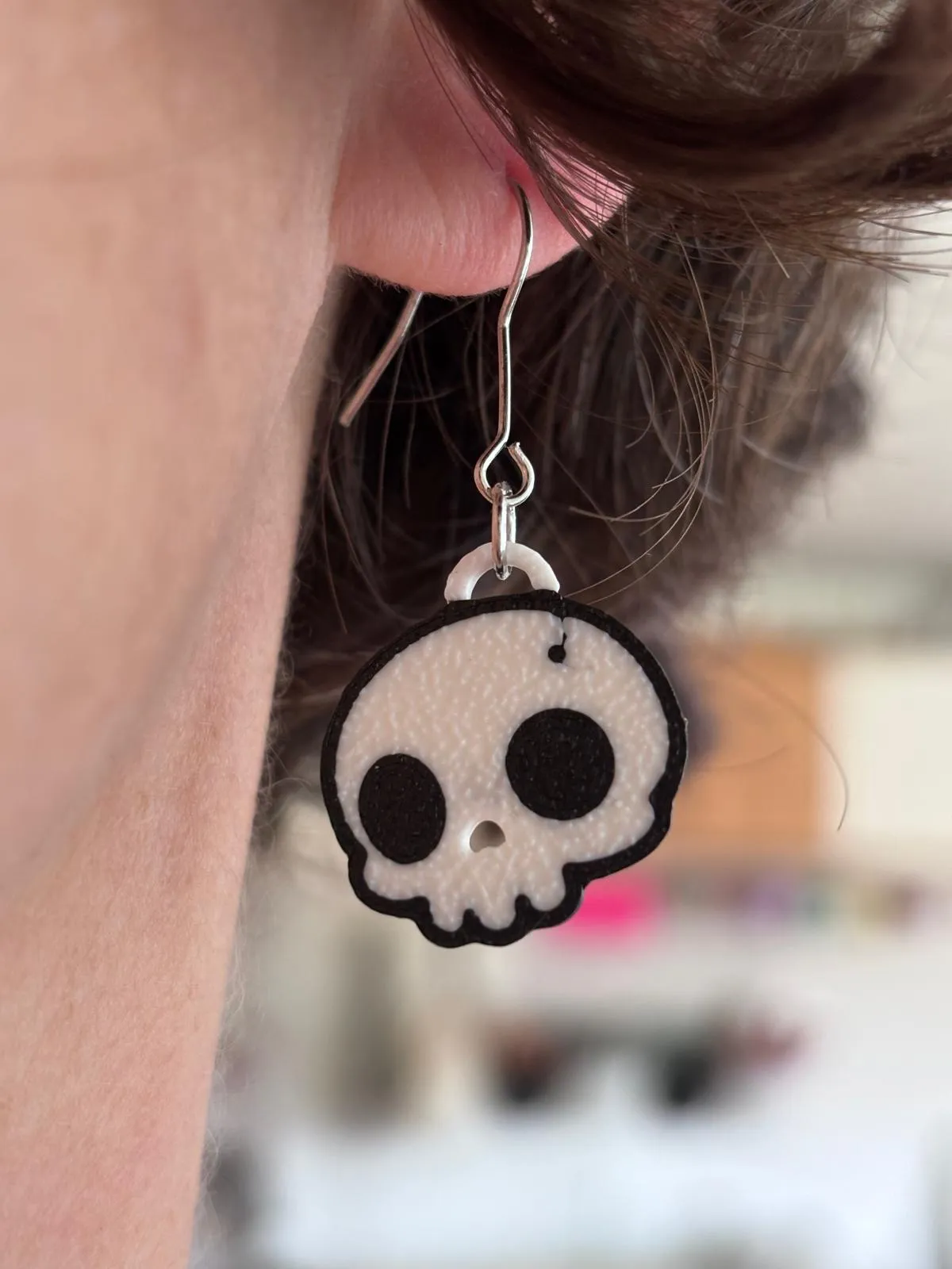 Boucles d'Oreilles tête de mort view 2