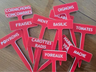 +70 ETIQUETTES JARDIN POTAGER