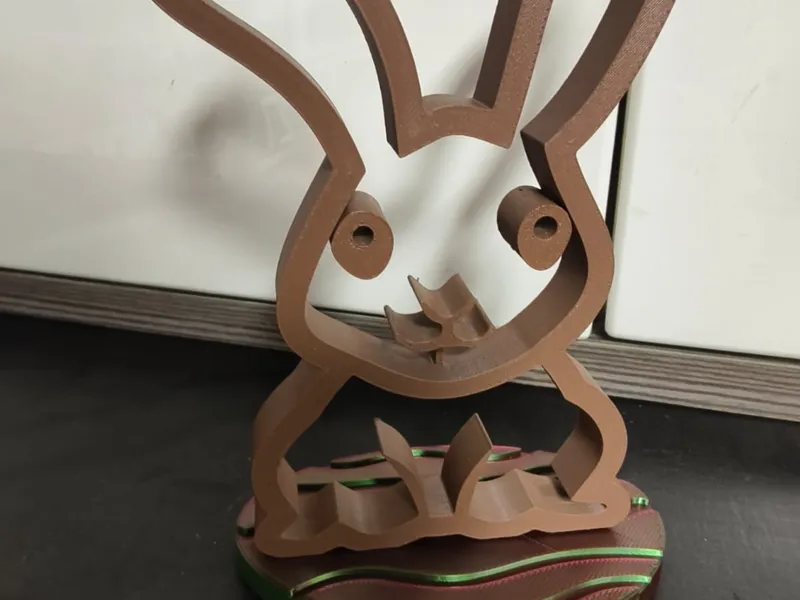 Osterhase auf einen osterei <3