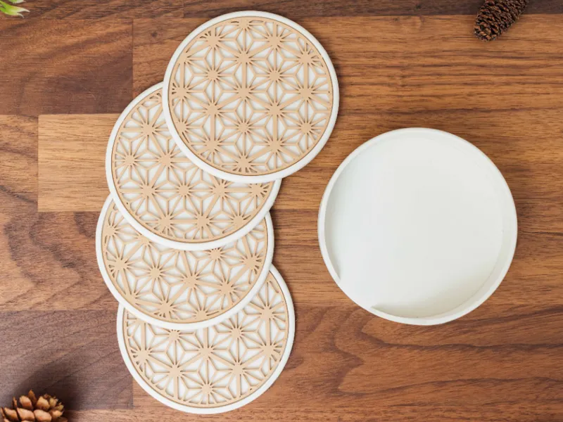 Kumiko Coaster Set