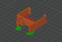 Upside down with tree supports - 0.12mm layer, 2 walls