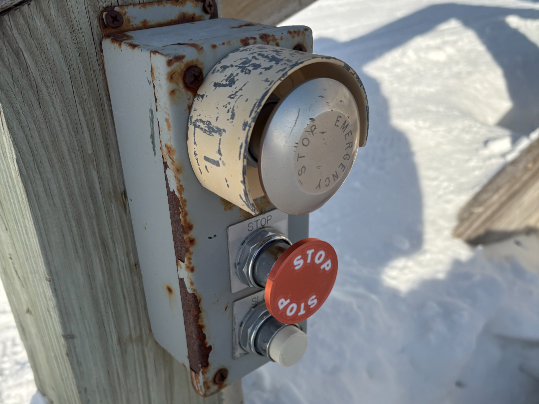 Sky Trac Stop Button