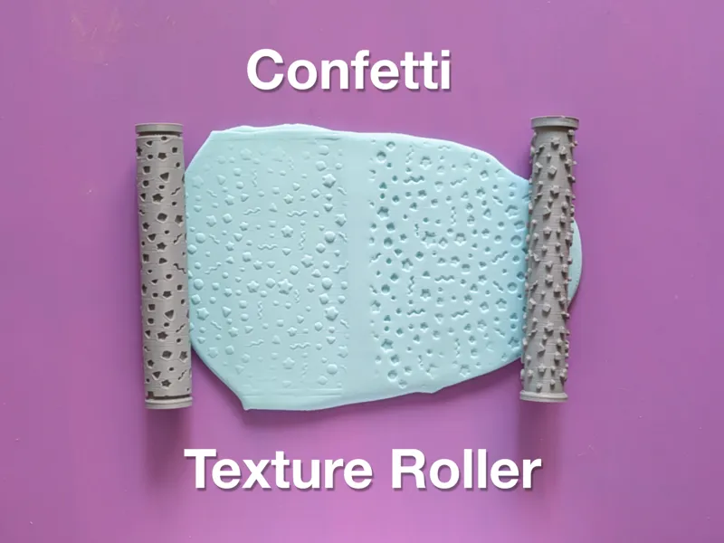 Texture Rolling Pin - Confetti