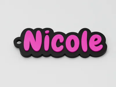 Parametric Name Keyring Chewy