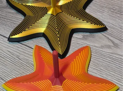 Fidget Star - Shuriken / Flower AMS / No AMS