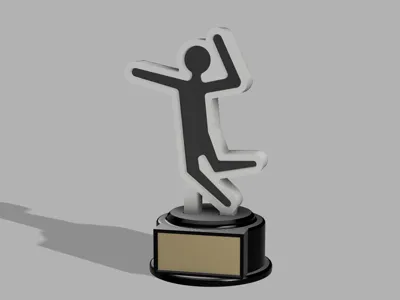 volleyball trophy