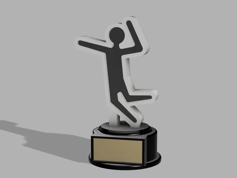 volleyball trophy