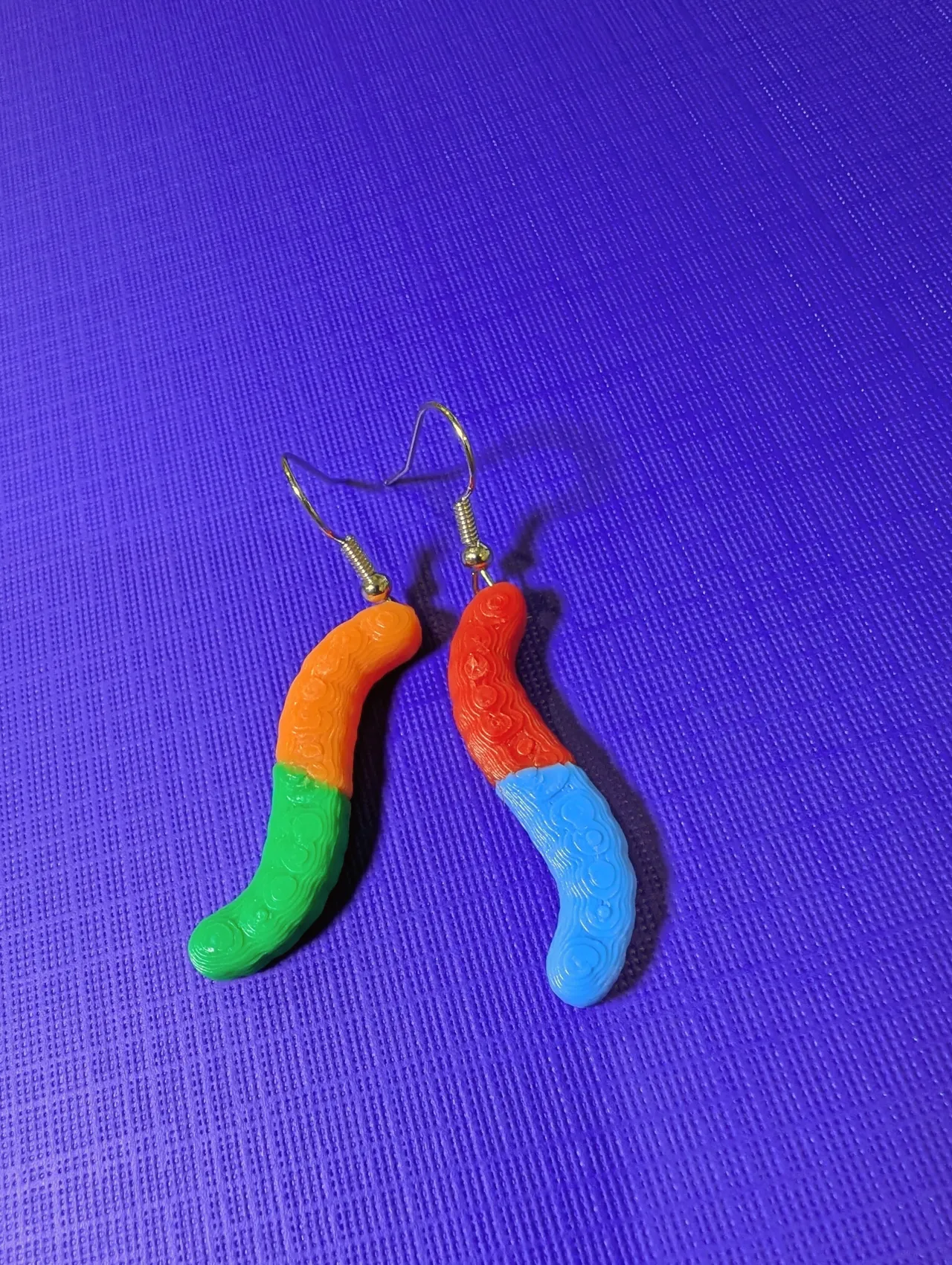 Gummy Worm Earrings view 2