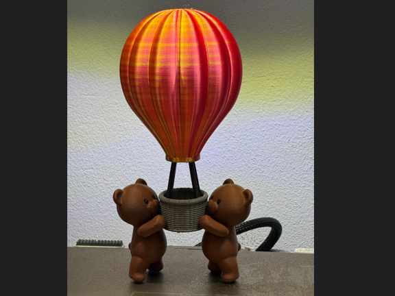 Up, Up, and Away! Cute Balloon Bears