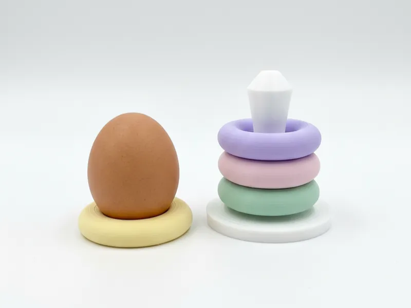 O-Ring Egg Stand & Stackable Tower
