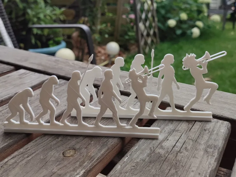 Human Evolution – From Ape to Trombone Player