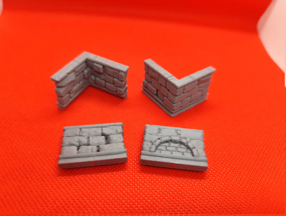 HQ Walls - Set 6 - Free 3D Print Model - MakerWorld