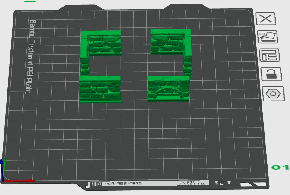 HQ Walls - Set 6 - Free 3D Print Model - MakerWorld