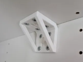 Angle connector with damping funktion