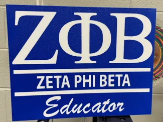Zeta Phi Beta Light Box