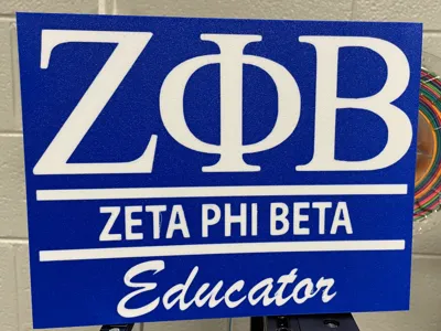Zeta Phi Beta Light Box