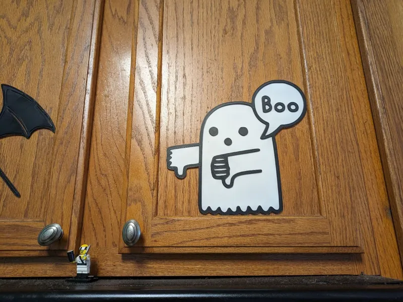 BOO Ghost plate