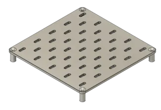 Ikea Skadis Panel w/ 20mm Standoffs