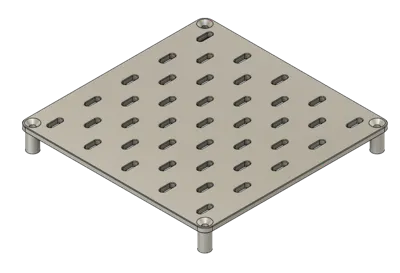 Ikea Skadis Panel w/ 20mm Standoffs