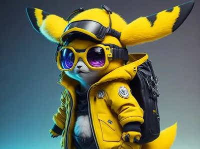Stylish Pikachu Hueforge 3 Colors