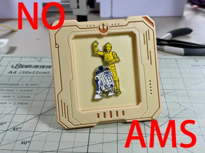 Star Wars Rebel Enamel Pin Display Frame