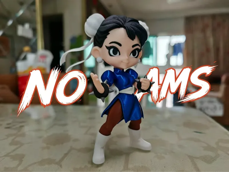 Q版街头霸王 春丽 Chun-Li  分件打印 （无需AMS）