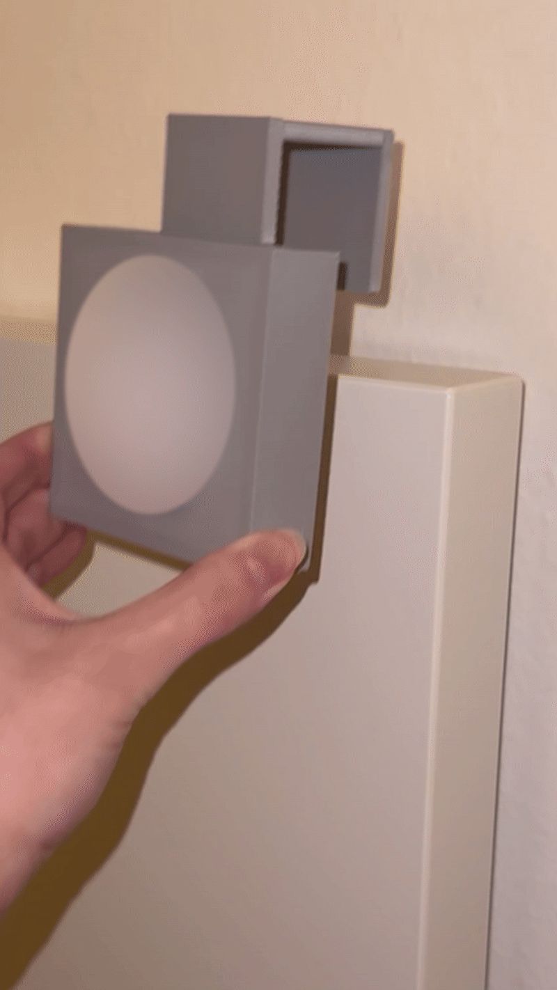 Handyhalter für MALM Bett mit Ladeanschluss