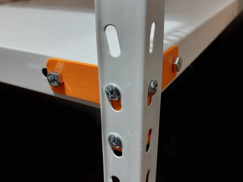 Corner Reinforcement Brackets for Metal Shelves
