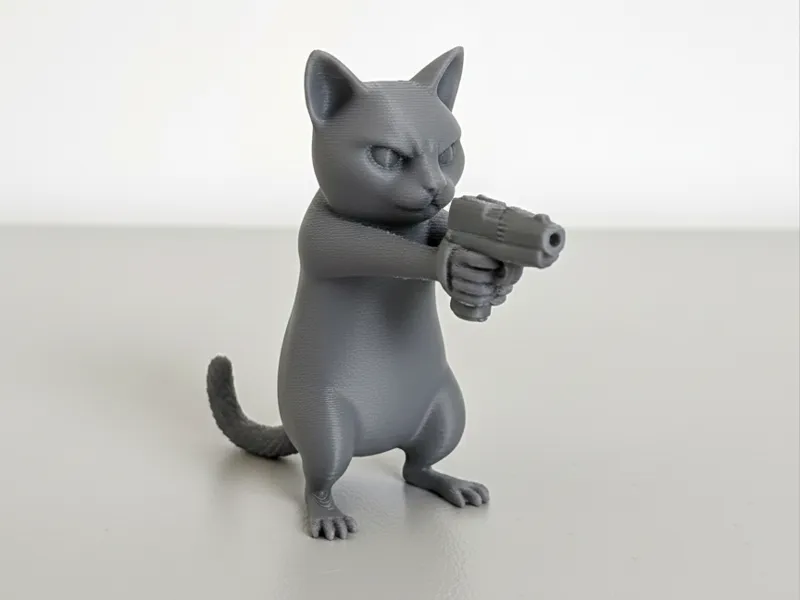 Cat gangster buddy