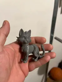 Figurine chat au collier — photo 2