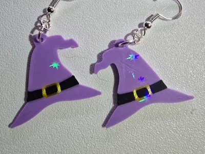 Witch Hat Earing