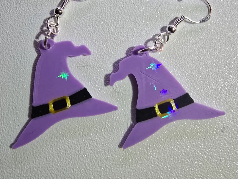 Witch Hat Earing