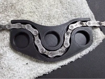 Ergonomic Waxed Bicycle Chain Break-In Tool
