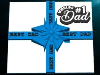 Father's Day Gift Card Box