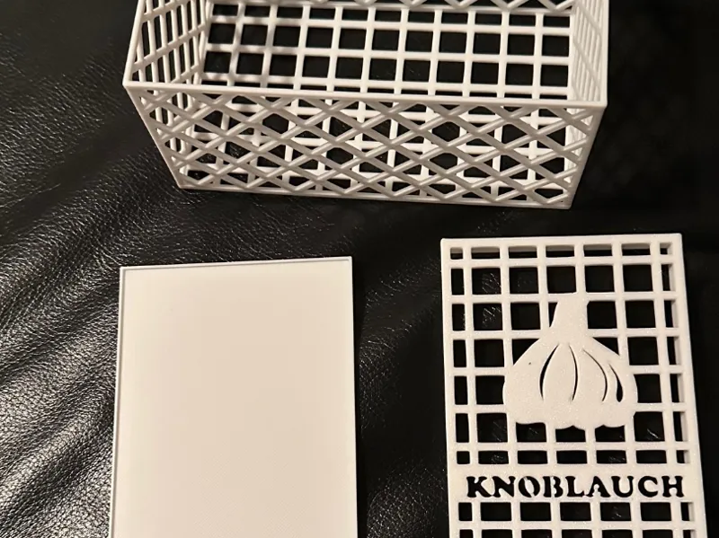 Knoblauch Box - Boden für die kleine Box