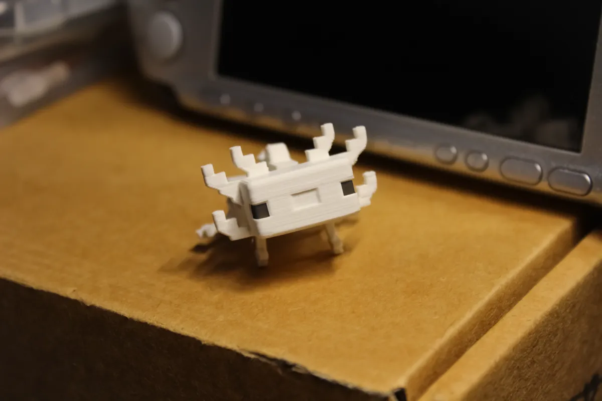 Articulated Axolotl - Keychain or Figure by LightPhire MakerWorld: Download Free 3D Models - 3D model önizlemesi