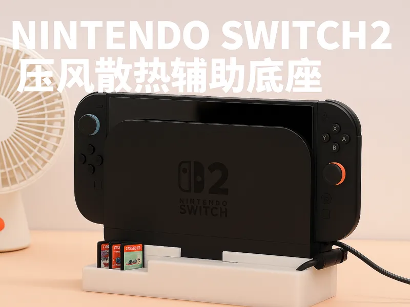 【首发风压】ns2 Switch2 无五金风压式主动散热底座
