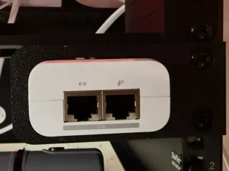 Rack Mount for UniFi / Ubiquiti PoE+ Adapter