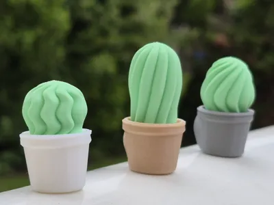 Design Cactus Magnets (10x2mm Magnet)