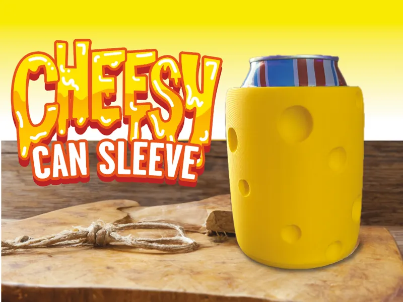 Cheesy 12oz Can Sleeve 